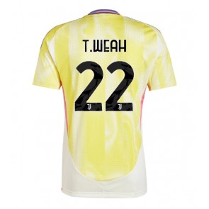 Juventus Timothy Weah #22 Gostujuci Dres 2024-25 Kratak Rukavima